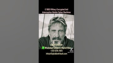 John McAfeee 2023 : Encrypted Phones are a cyber security scam #encrochat #johnmcafee