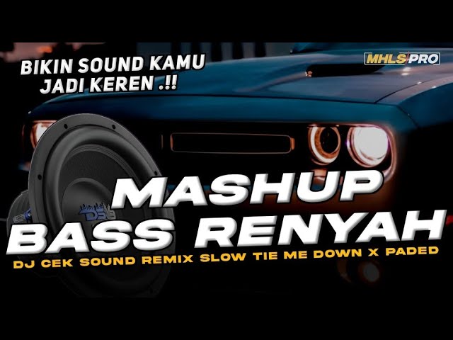 MASHUP DJ CEK SOUND FULL BASS KESUKAAN KALIAN | REMIX SLOW TIE ME DOWN X PADED (MHLS PRO) class=