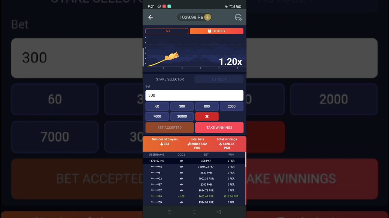 Crash Game Winning Trick | 1200 Laga k 1050 Profit Kama Liye Within 10 Minute Main | 