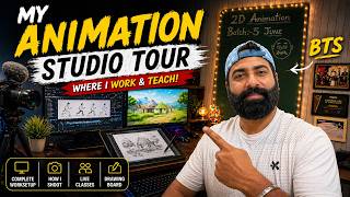 My Animation Studio Setup 2026 | How I Work & Teach (Studio Tour)