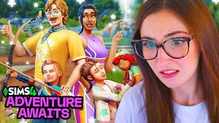 FIRST TIME PLAYING SIMS 4 ADVENTURE AWAITS