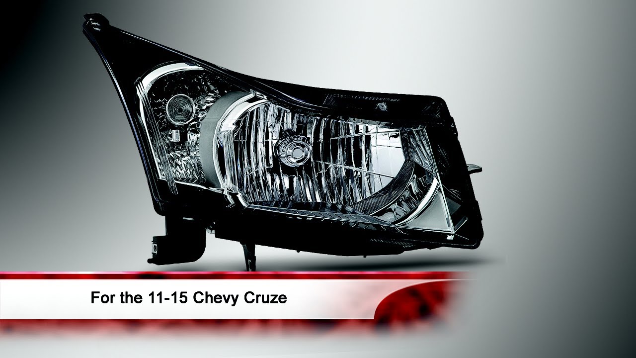 11-15 Chevy Cruze OEM Style Halogen Headlight - YouTube