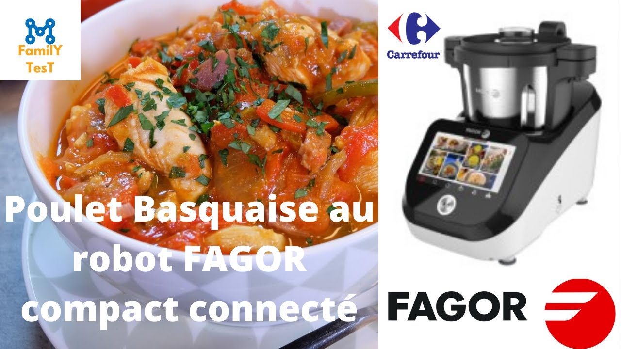 POULET BASQUAISE AU ROBOT FAGOR COMPACT CONNECTE