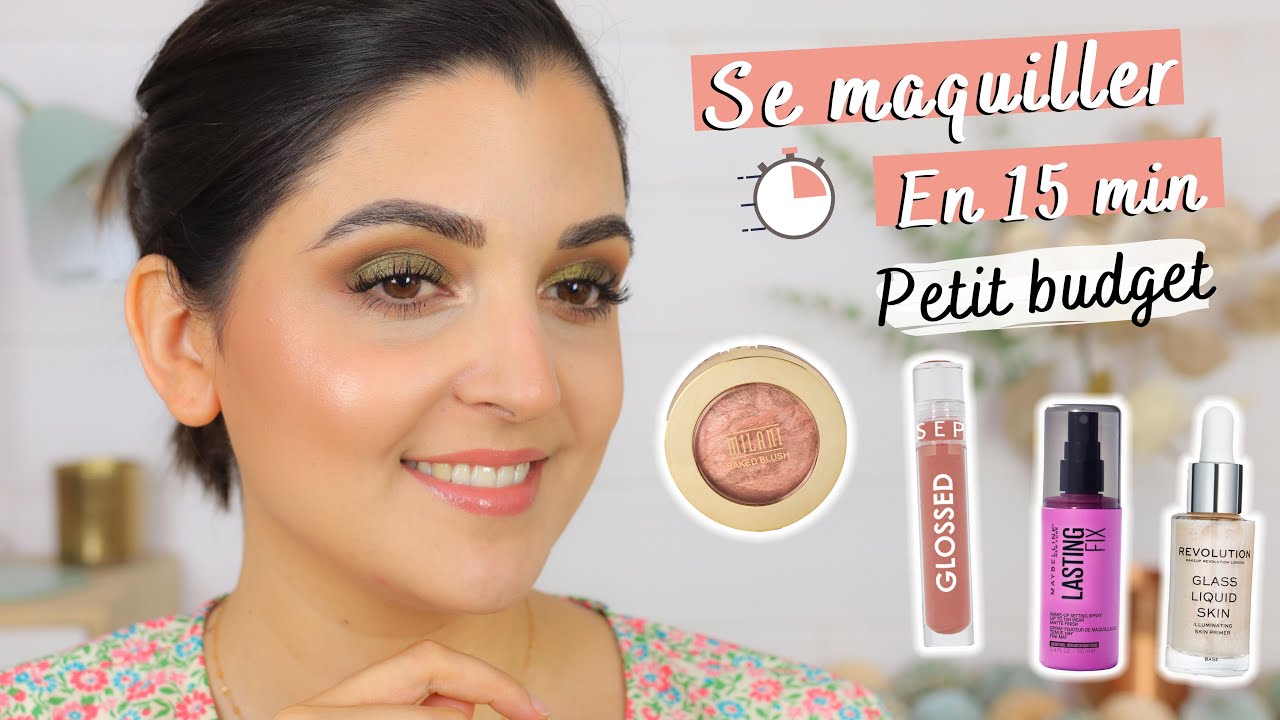 SE MAQUILLER en 15 MINUTES : Version PETITS PRIX / PRIX ABORDABLES #2 - Maquillage simple et rapide