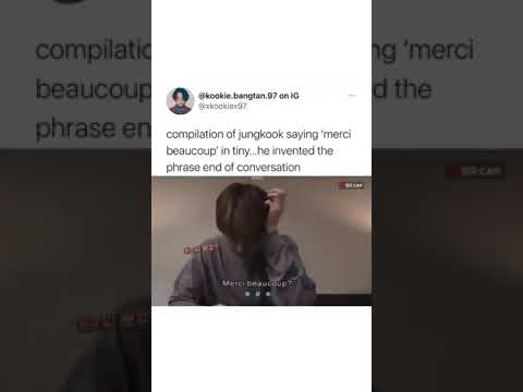 Jungkook S Most Iconic Merci Beaucoup A Compilation Jungkook