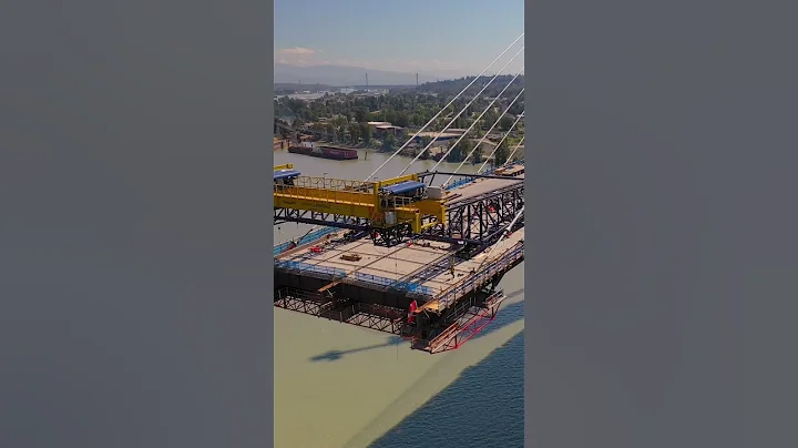 🚧 New Pattullo Bridge Drone footage Surrey to New Westminster! incredible progress