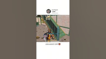 AIM ASSIST OFF 👹 #pubg #bgmi #clutch #1vs4 #1v4clutch #shorts #1v4 #trending #ytshorts