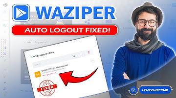 waziper whatsapp auto logout issue fixed | waziper auto logout problem solved | #waziper