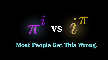 Why “Bigger” Makes No Sense for πⁱ and i^π
