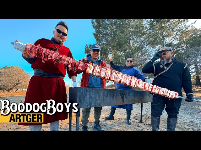 Amazing GIANT HANWOO BEEF SHORLOG! | Boodog Boys class=