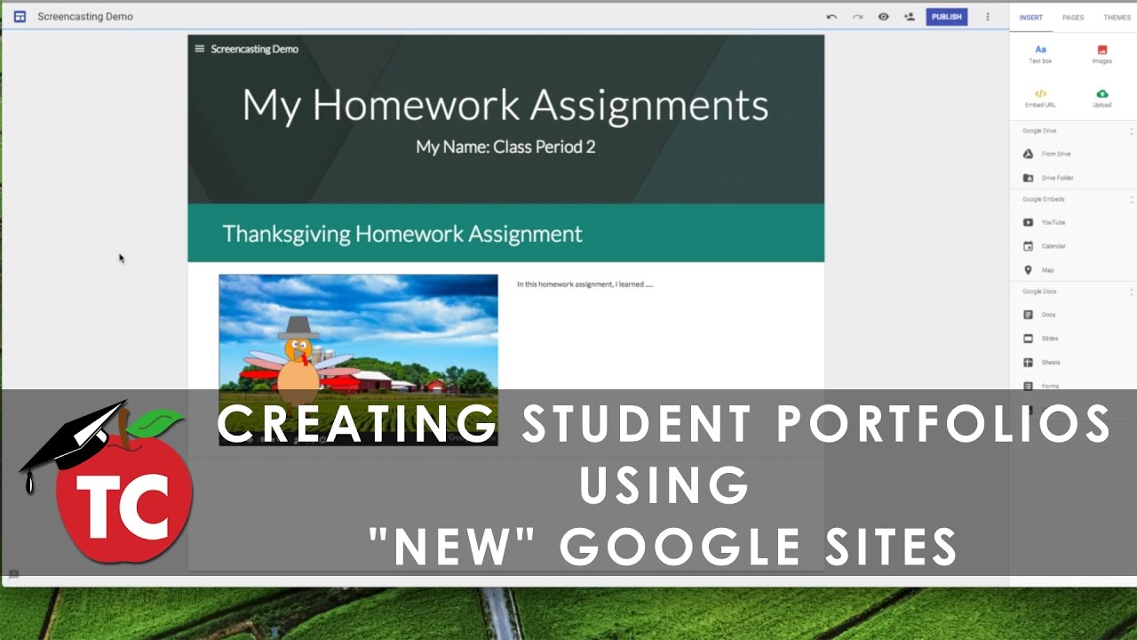 Student Portfolios with Google Sites - SULS091