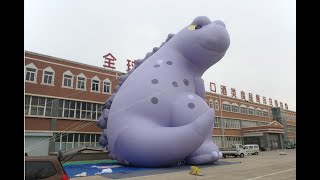 59ft (18m) High Inflatable Balloon Airglow Mascot for 2023 #Stagedesign Advertising Decoration