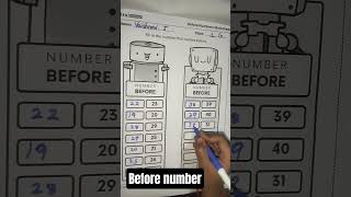 Before number