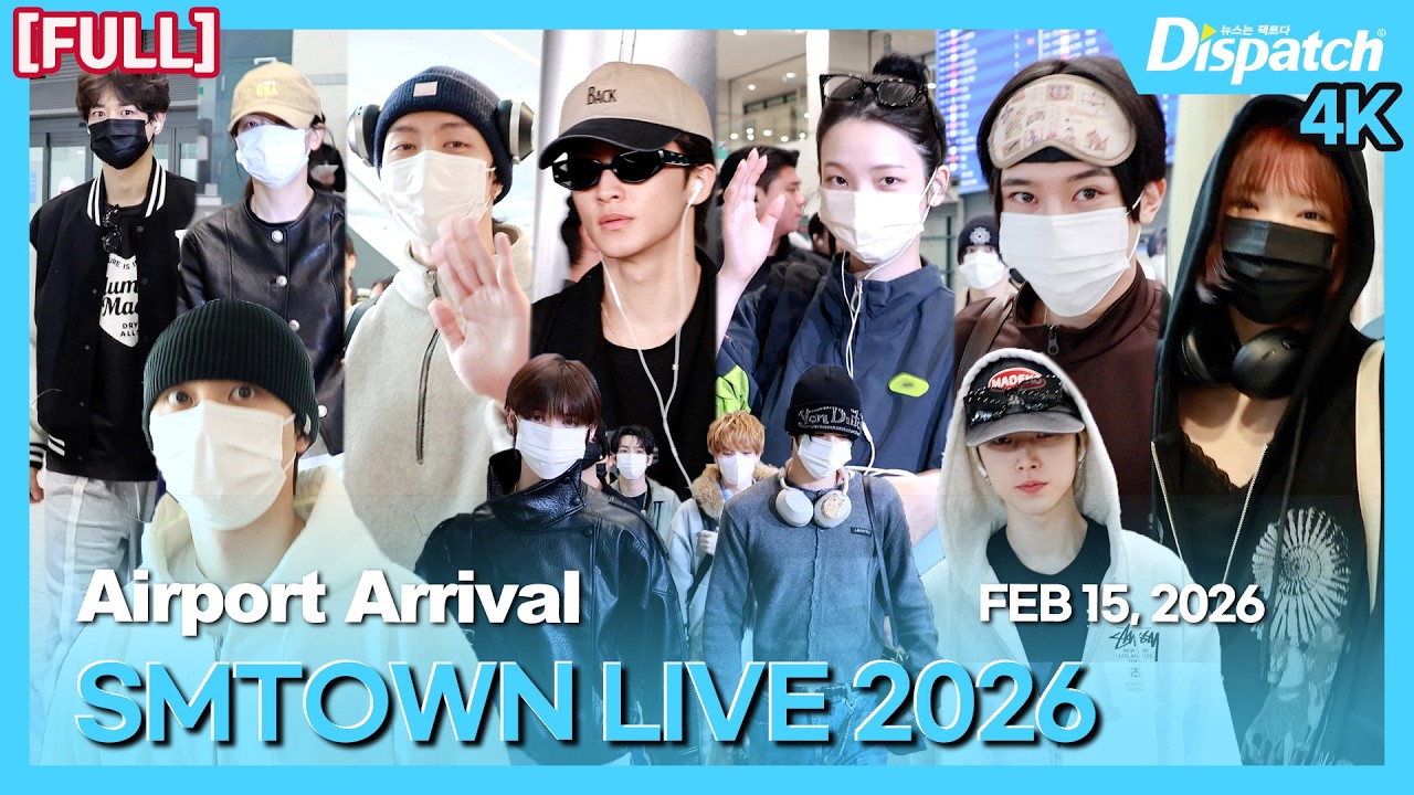 [FULL🎥] MINHO·EXO·RedVelvet·NCT·æspa·H2H·XngHan·SMTR25 'SMTOWN LIVE 2026 IN BANGKOK' 입국🛬