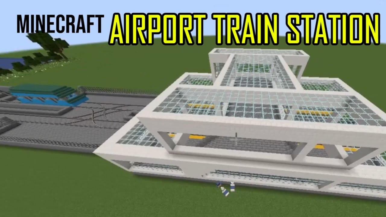 Minecraft: AIRPORT TRAIN STATION