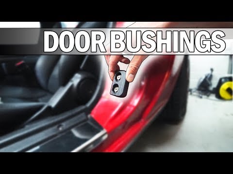 MX5 NA Miata - How to install Delrin door bushings