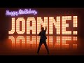 Happy Birthday! Joanne