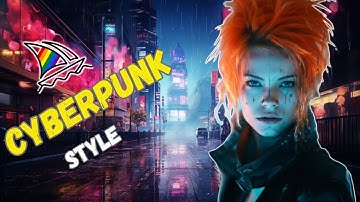 How to make pictures in cyberpunk style MidJourney AI Prompt