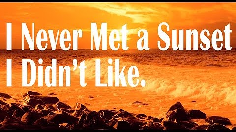 Sunrise and Sunset, Both Are AWESOME. Beauty of Few Moments Can also be Everlasting. I Learned today