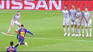 Messi Free kick Goal Vs Liverpool | What A Goal!