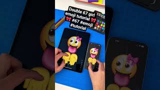 Double 67 girl emoji tutorial 🎀🎀 #67 #emoji #tutorial screenshot 4