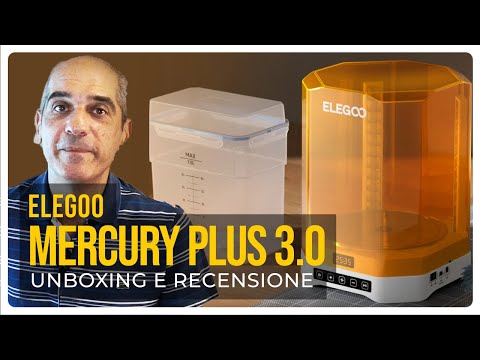 Elegoo Mercury Plus 3.0: Cura e Lava le tue stampe 3d a resina (Unboxing e Recensione)