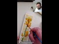 Doing a Ink & Watercolor Bookmark