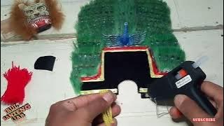 DIY CARA MEMBUAT DADAK MERAK MINIATUR REOG PONOROGO PALING MIRIP ASLINYA