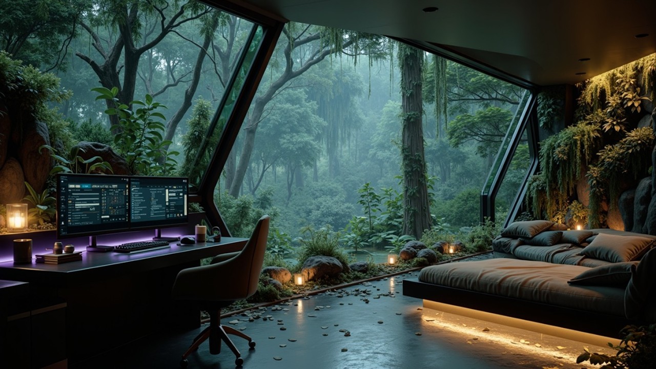 Deep Work Ambient - Музыка для концентрации и киберпанк чиллаут