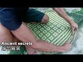 Traditional handmade bamboo weaving secretstraditional craftbamboo woodworking art