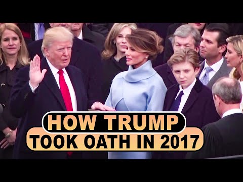 1:44:51 1:44:51 Now playing, WATCH: Donald Trump inauguration 2017 | Oath Ceremony | Melania Trump | USA