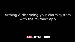 Arming & Disarming Your Alarm System Using the MiRhino App screenshot 3