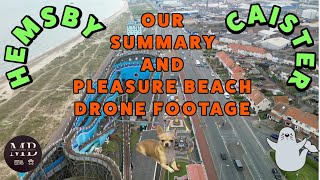 GREAT YARMOUTH or HEMSBY?(Haven Caister) with pleasurebeach fairground #drone MAY 2024 #viral