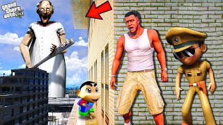 Shinchan And Franklin play HIDE AND SEEK In The GRANNY HOUSE In Gta5 (gta5Mods)