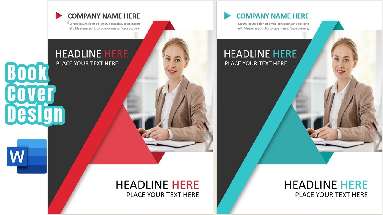 Book Cover Page Designing in Ms word Like a PRO | Creating Amazing Book ...