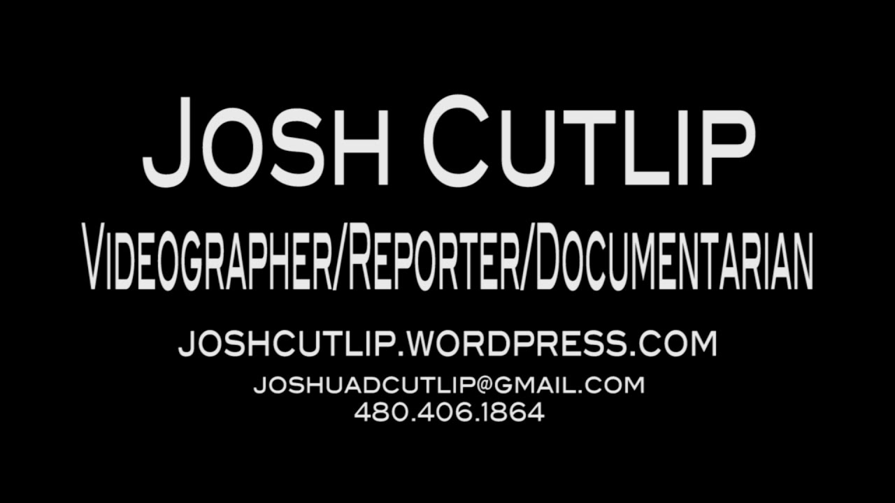 Josh Cutlip Reporter Reel