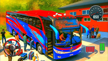 🚌 Offroad Bus Simulator 3D – City Coach Driving Game 2025 | Android Gameplay