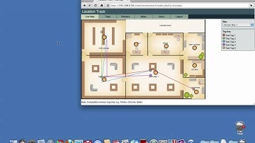 Active RFID Tracking Web Application Simulation