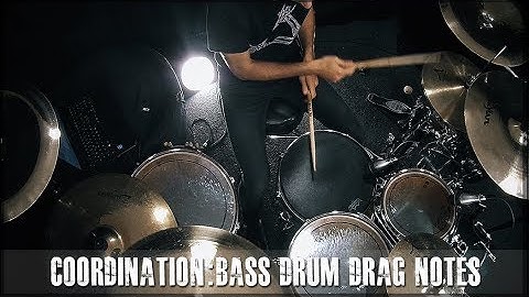 JamesPayneDrums.com - BASS DRUM DRAG NOTES rudiments on bass drum lesson preview