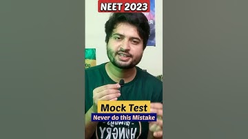 Mistake in Mock test❌| NEET Motivation #shorts #neet #aiims #neet2023 #motivation