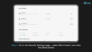 Uzx Beginners Academy - How To Bind E-Mail On Uzx Web?