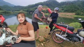 Overcoming 15km to help fishing villagers repair winches, replace cylinders and maintain many parts