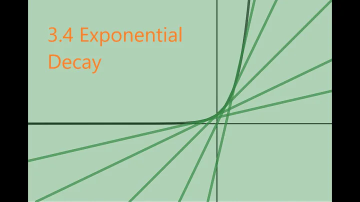 3.4 Exponential Decay: Part 1 of 2