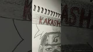 Kakashi anime drawing ll #animedrawing #shorts #viral #artist #kakashi