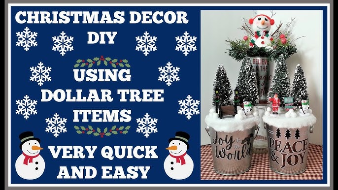 DIY Mini Christmas Trees/Christmas Craft Fair ideas/Christmas Decor 