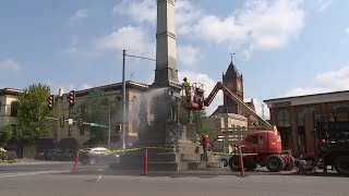 116-year-old Columbia County monument gets a facelift