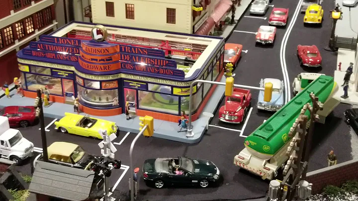 Corner field railroad museum and hobby shop. Tour of the layout