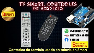 Arduino y Atmega 328P. Proyectos Bushers " CONTROLES PARA EL SERVICIO A TV SMART" bushers.com
