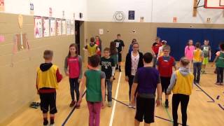 5th grade square dance Jamestown Elementary PE