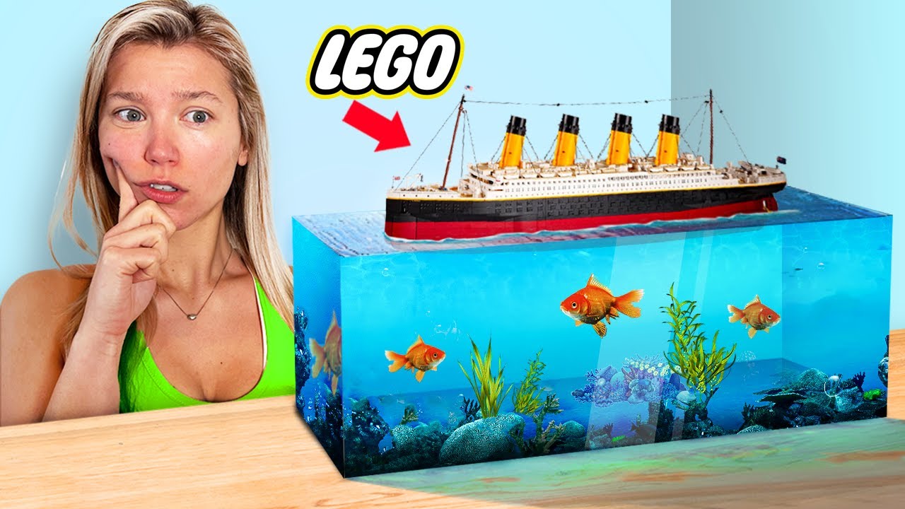 I Built the LEGO Titanic for my Fish 